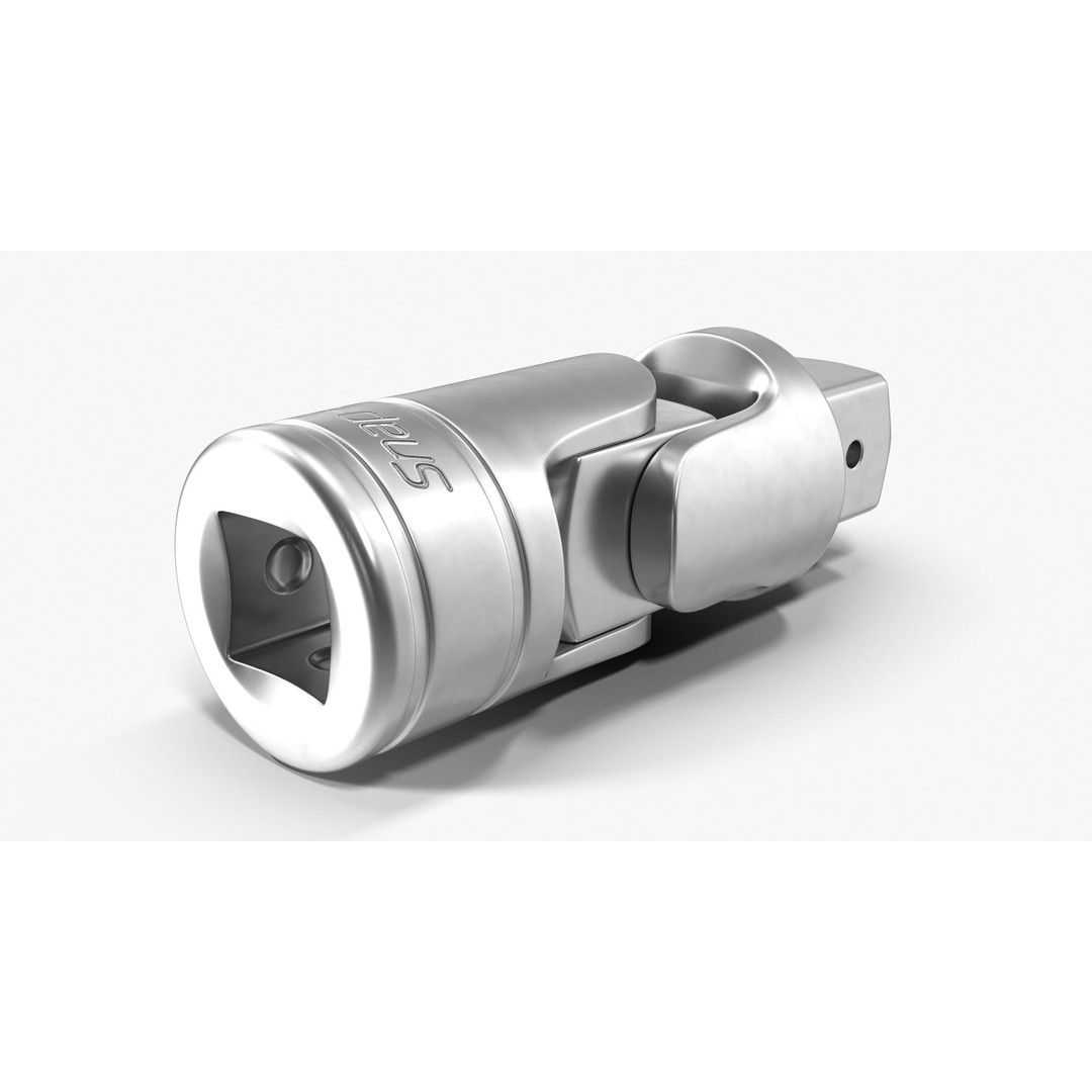 Socket Tool FU8A 3D Model – Low Poly Industrial Tool, FBX, OBJ - View 5