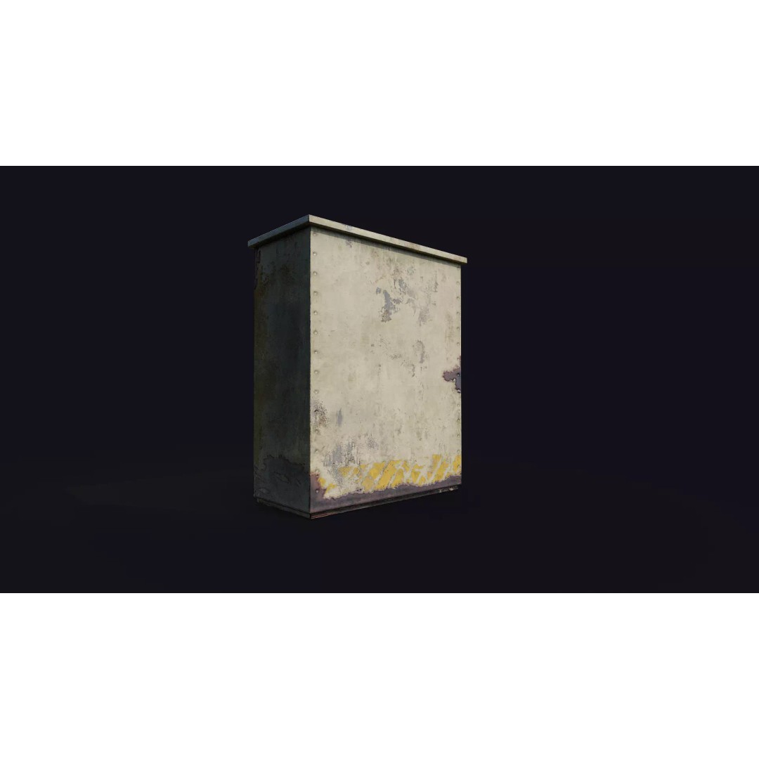 Electrical Boxes 3D Model – Low Poly PBR Asset for Games and Archviz