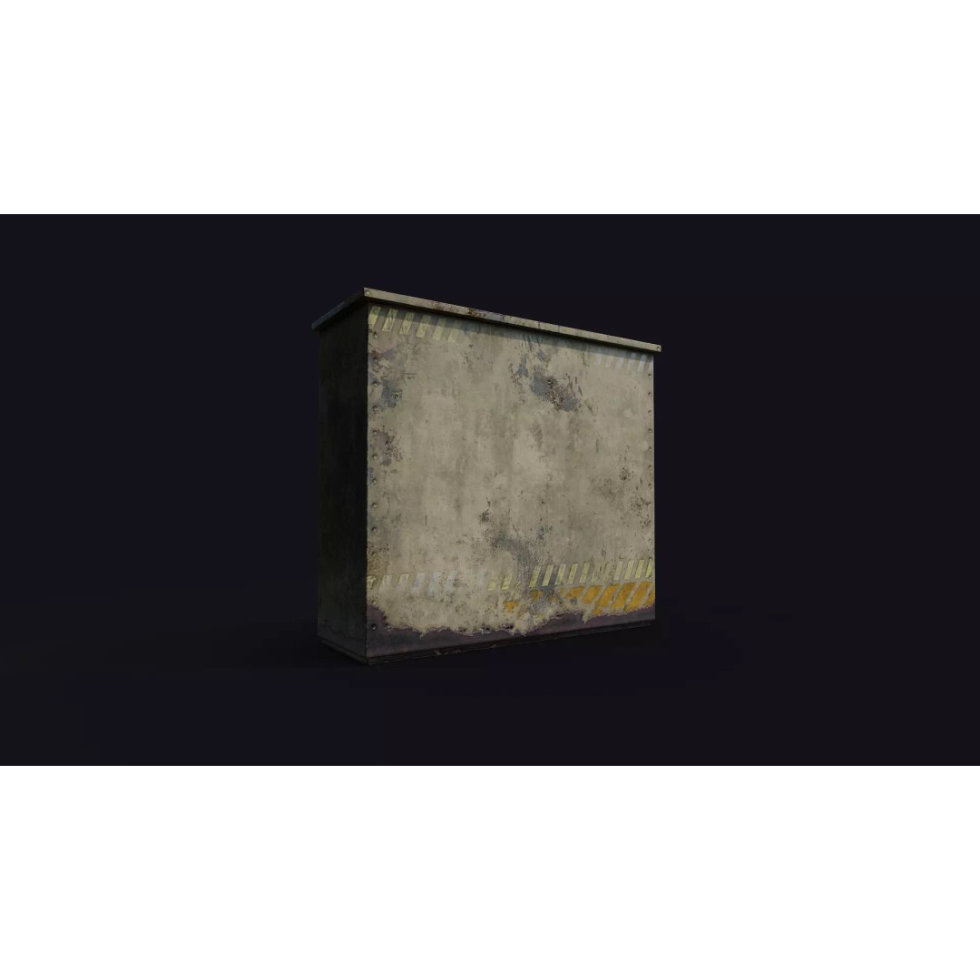Electrical Boxes 3D Model – Low Poly PBR Asset for Games and Archviz - View 6