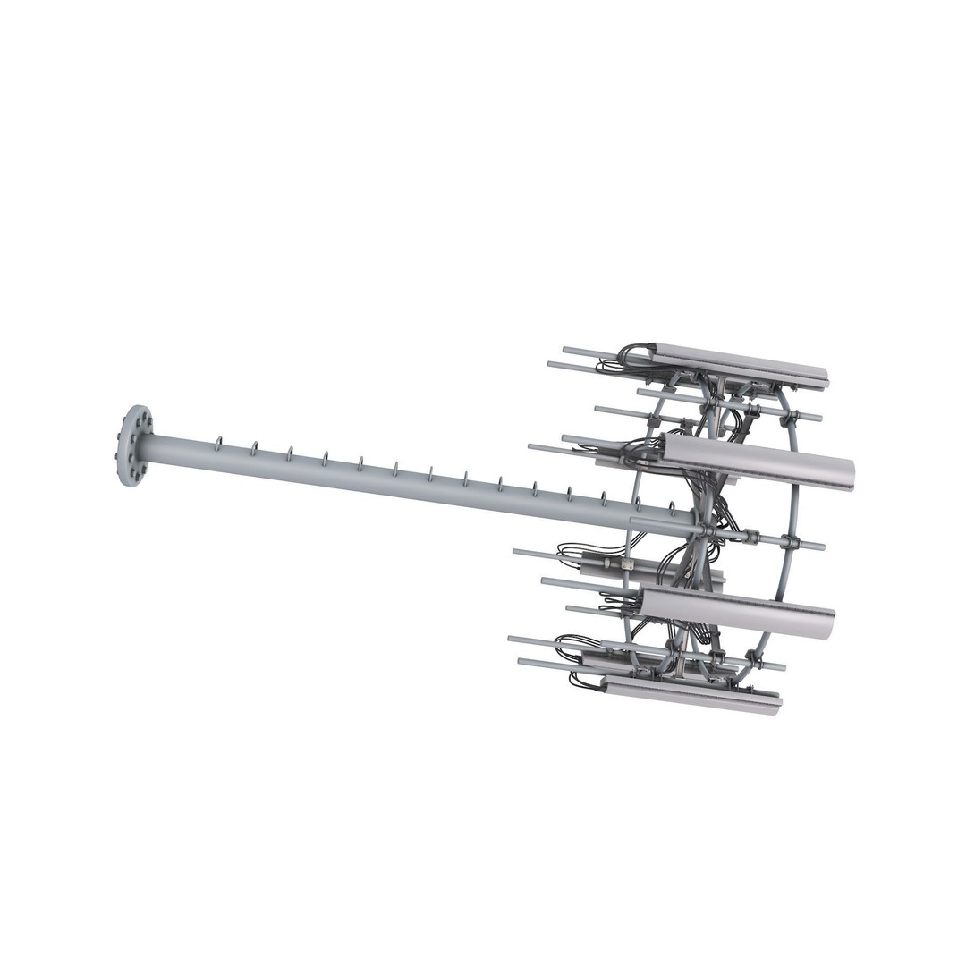 Cell Phone Tower 3D Model – High Poly Game Asset, FBX, PBR Textures - View 5