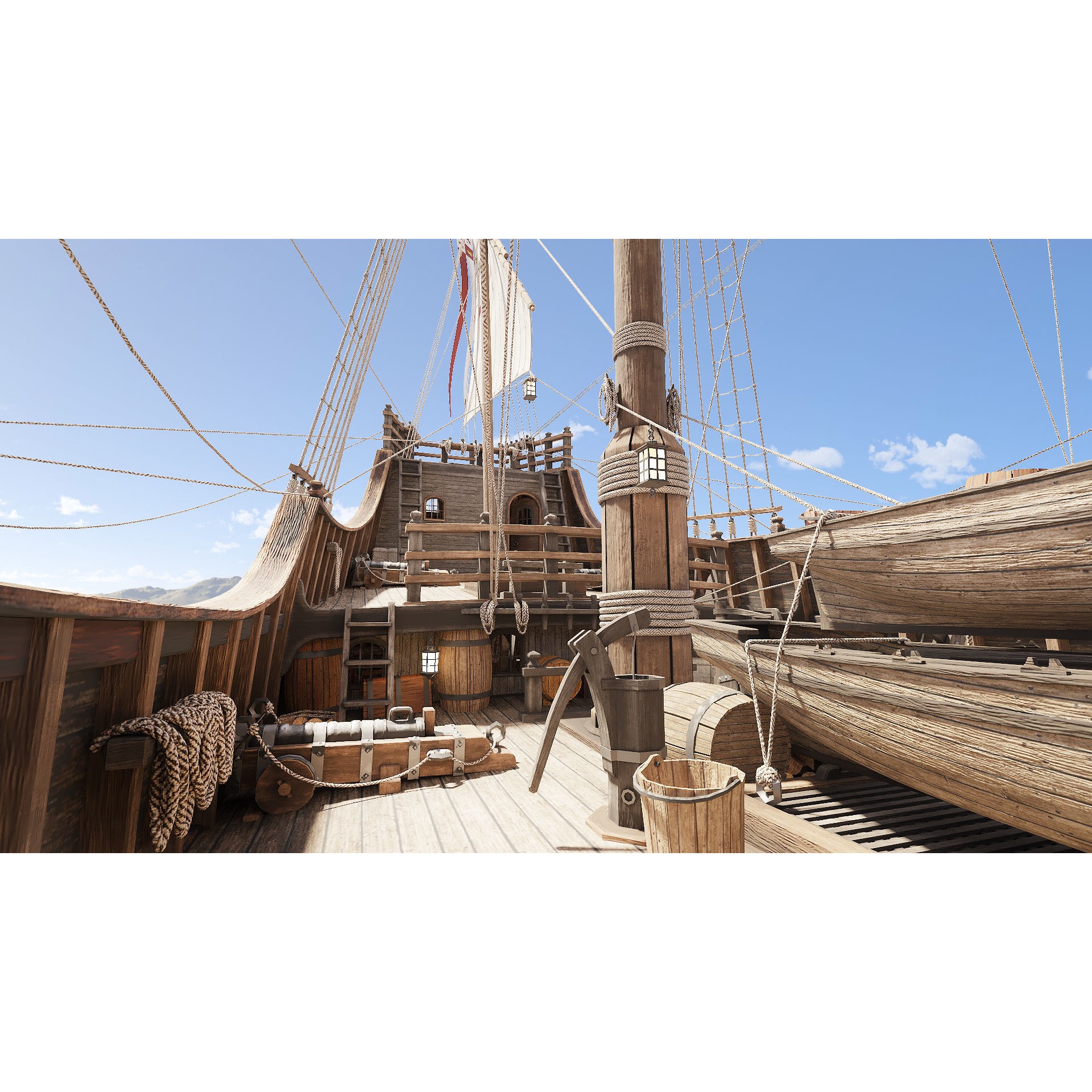 Santa Maria 1495 - Detailed Historic 3D Model - View 11