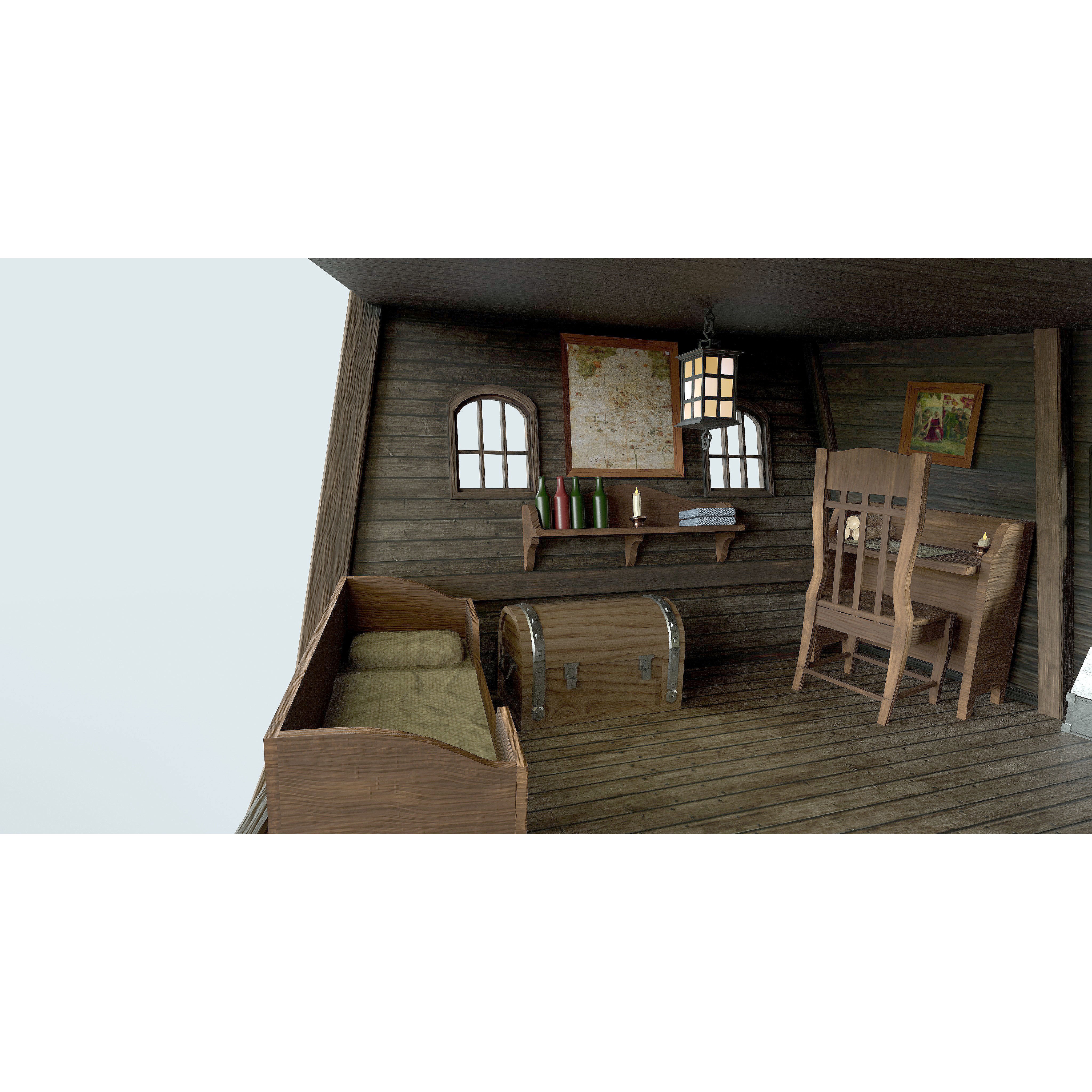Santa Maria 1495 - Detailed Historic 3D Model - View 16