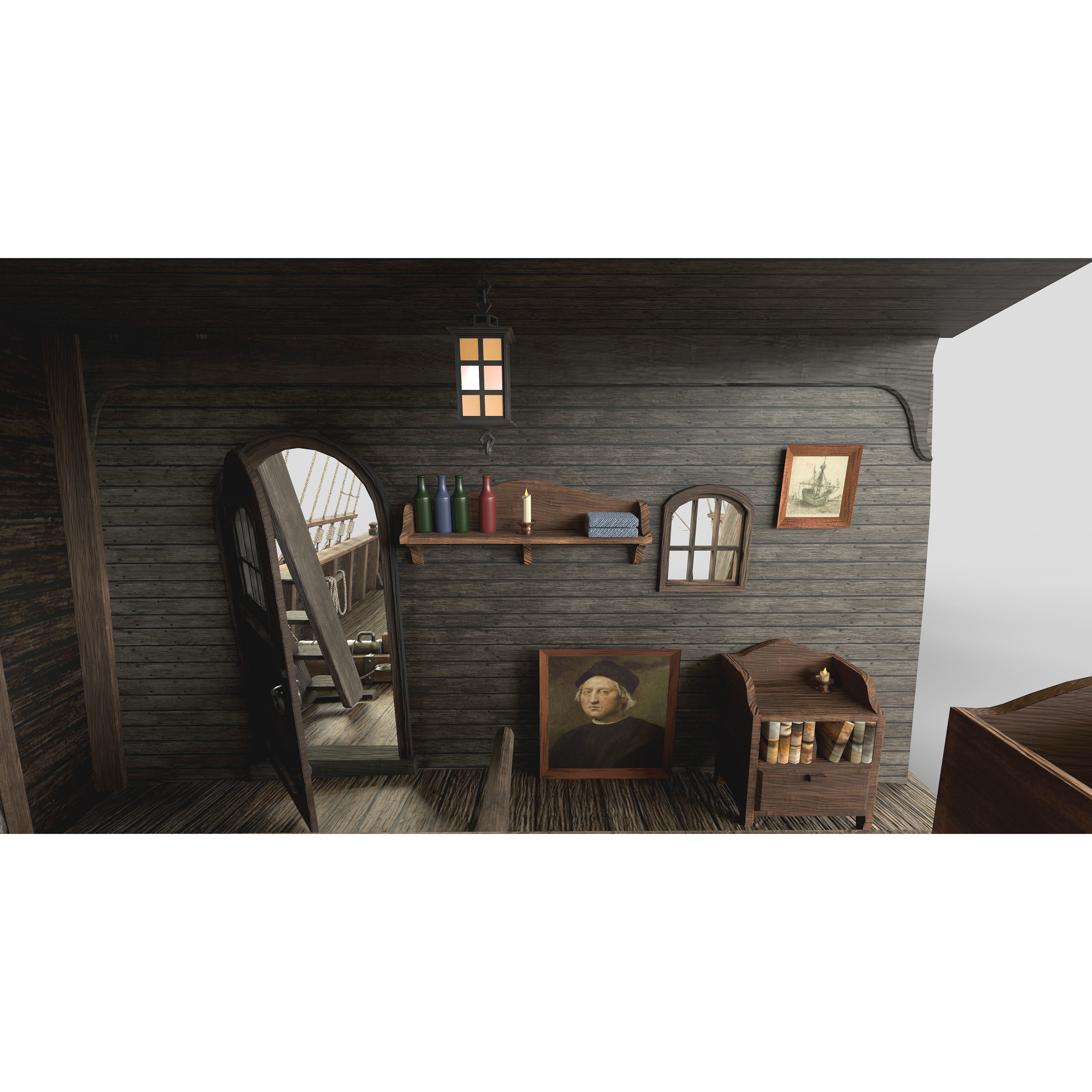 Santa Maria 1495 - Detailed Historic 3D Model - View 17