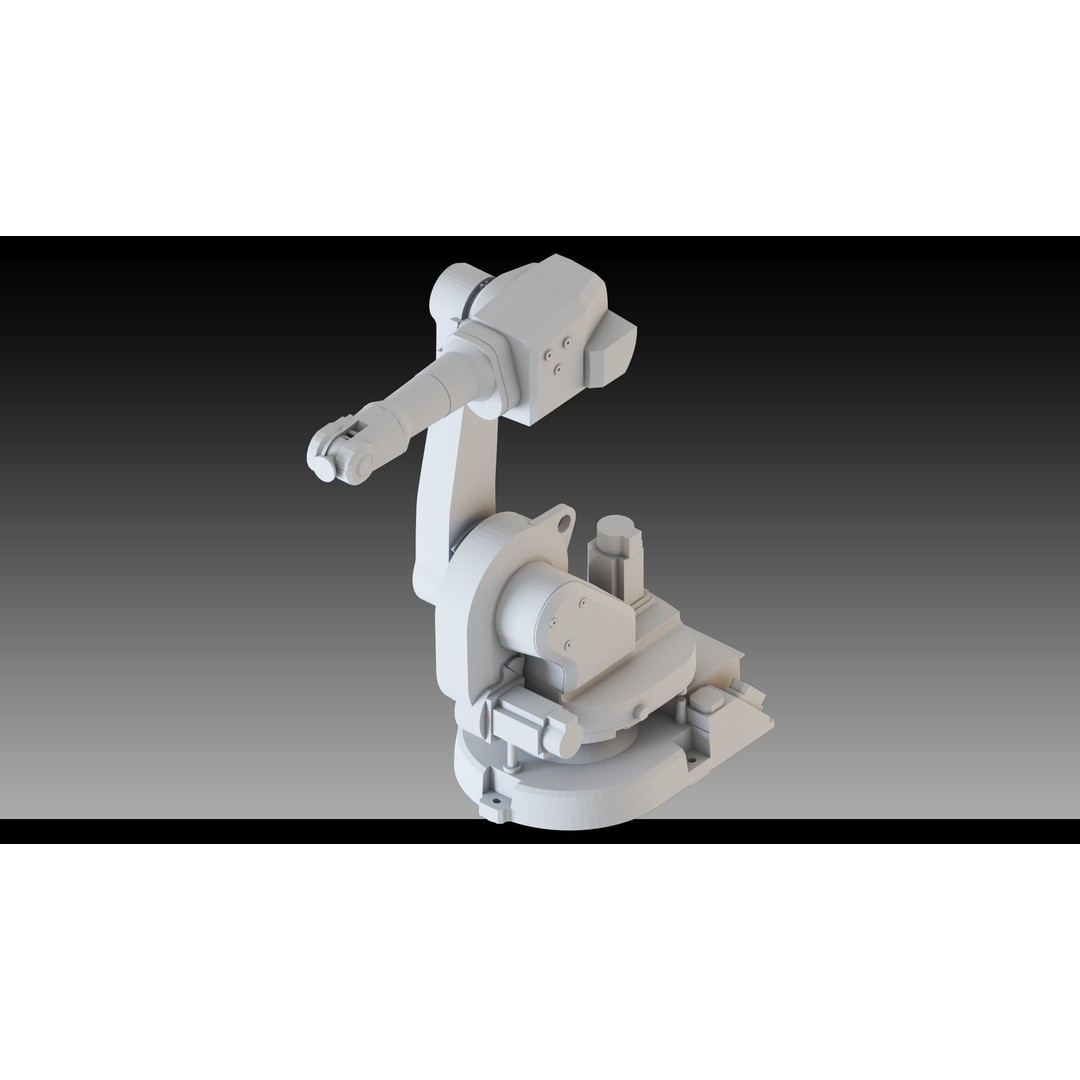 Industrial Robots 3D Model – High Detail Low-Poly Kitbash, FBX & OBJ - View 13
