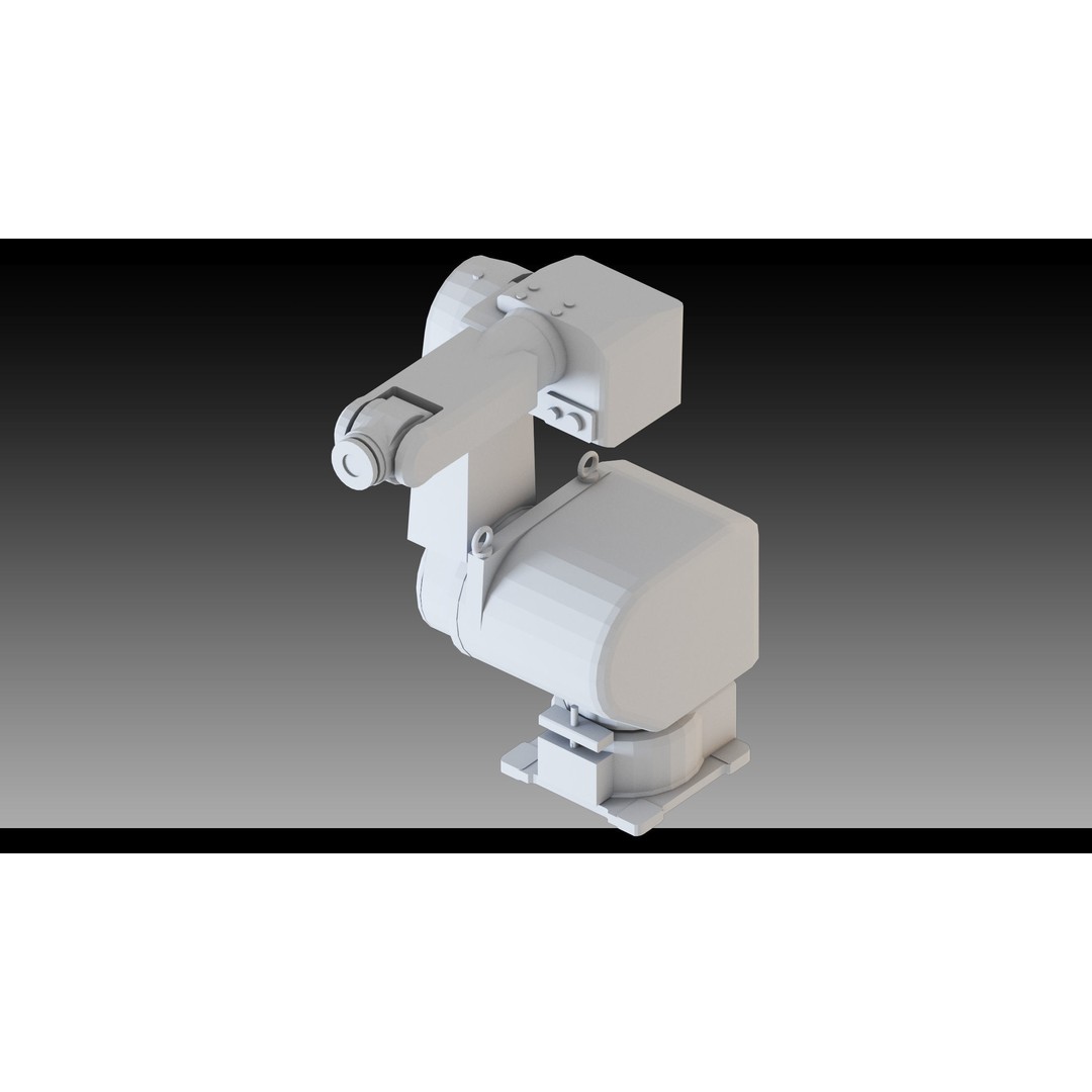 Industrial Robots 3D Model – High Detail Low-Poly Kitbash, FBX & OBJ - View 15