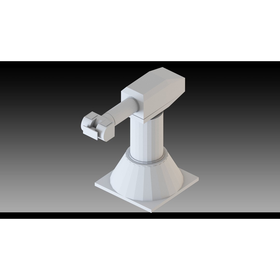 Industrial Robots 3D Model – High Detail Low-Poly Kitbash, FBX & OBJ - View 22