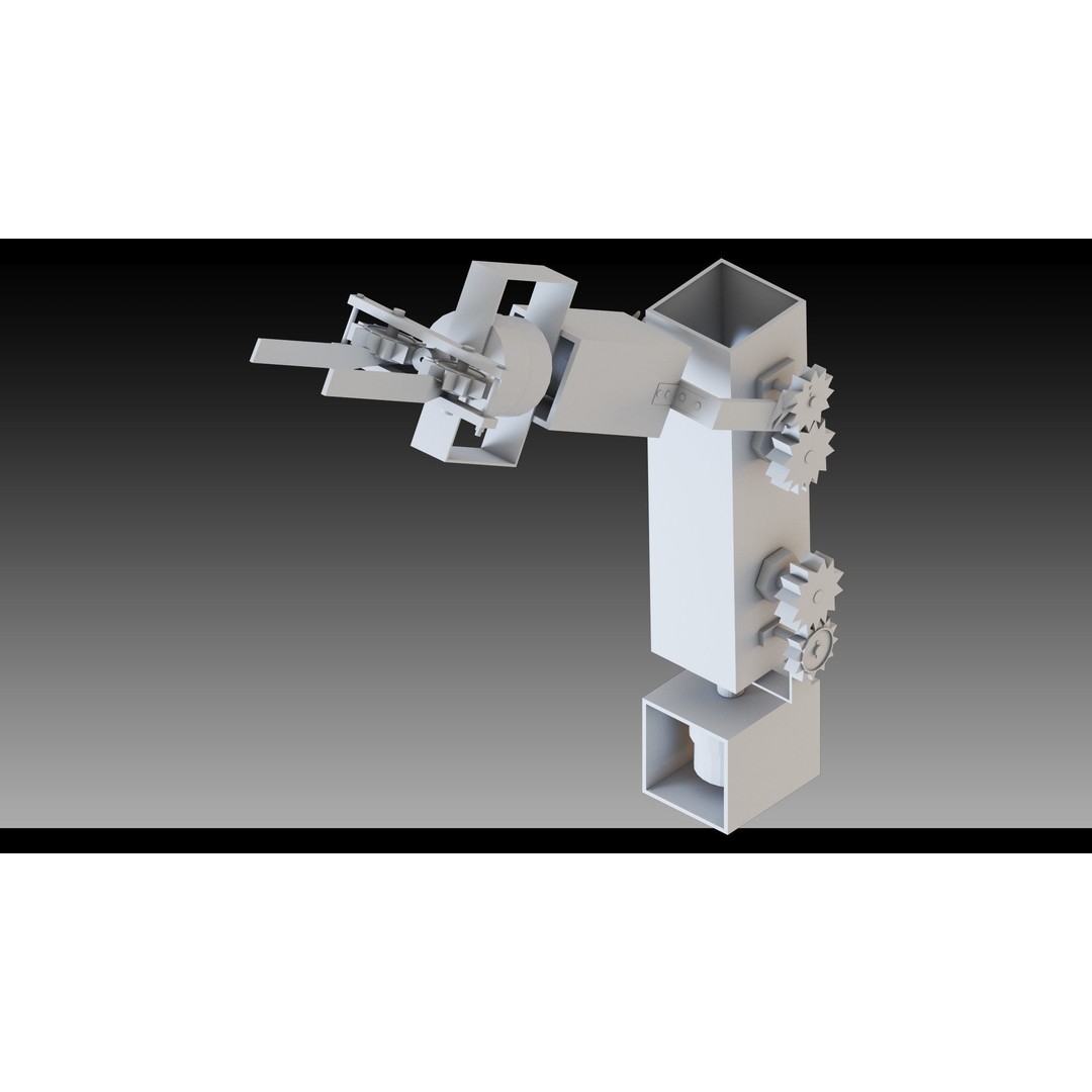 Industrial Robots 3D Model – High Detail Low-Poly Kitbash, FBX & OBJ - View 25