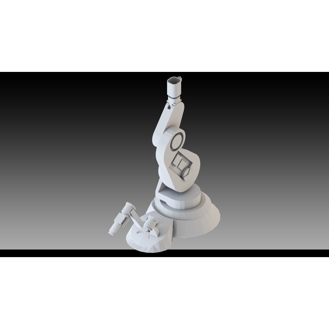 Industrial Robots 3D Model – High Detail Low-Poly Kitbash, FBX & OBJ - View 8