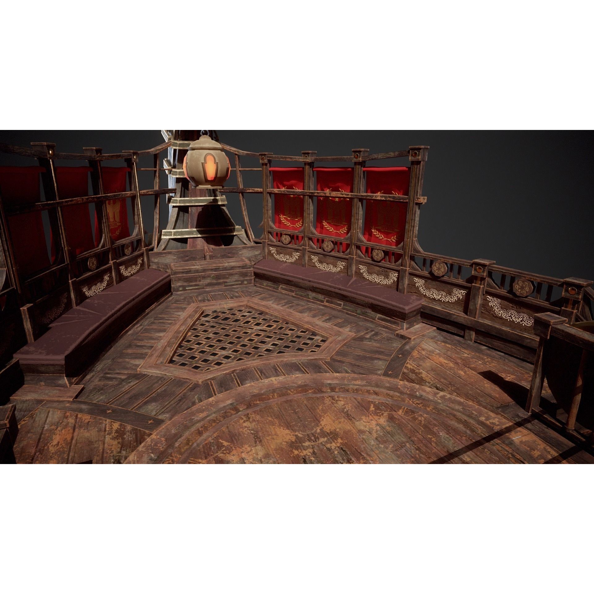 Trireme - Low-Poly Game-Ready 3D Model - View 20