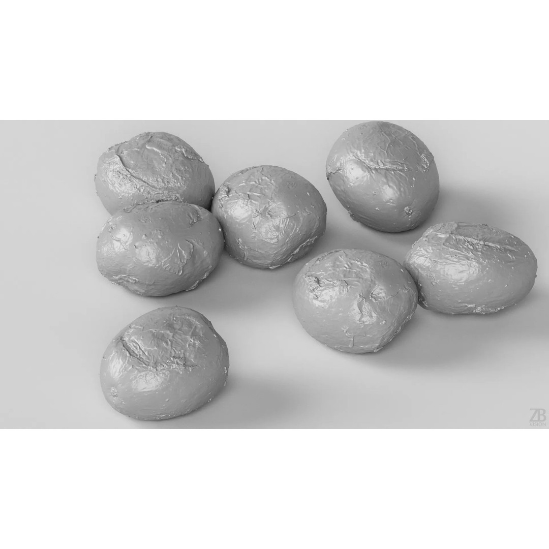 Photorealistic Potato 3D Model – High Poly PBR Asset, FBX, OBJ - View 5