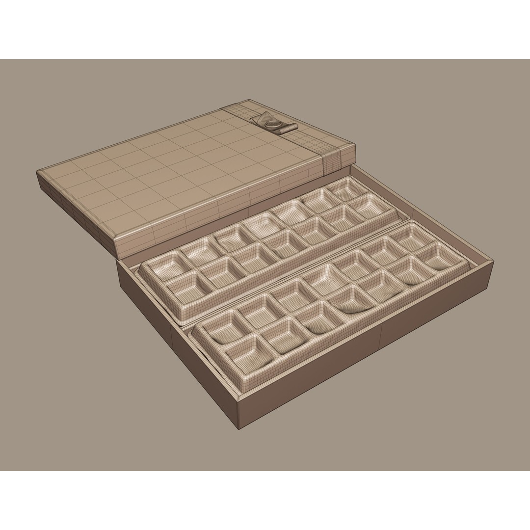 Waffles 3D Model – Realistic Low Poly Food Asset, FBX - View 13