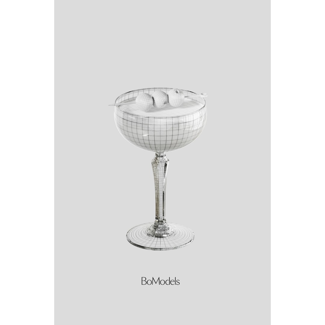 Roy Boy Cocktail 3D Model – PBR Textured Beverage Asset, FBX - View 4