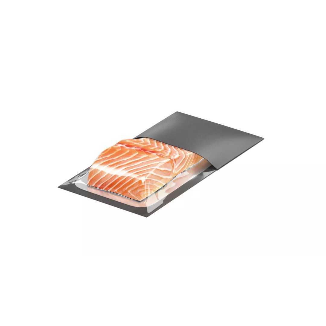 Black Salmon Carton Pack 3D Model – Realistic Cardboard Container, FBX - View 2