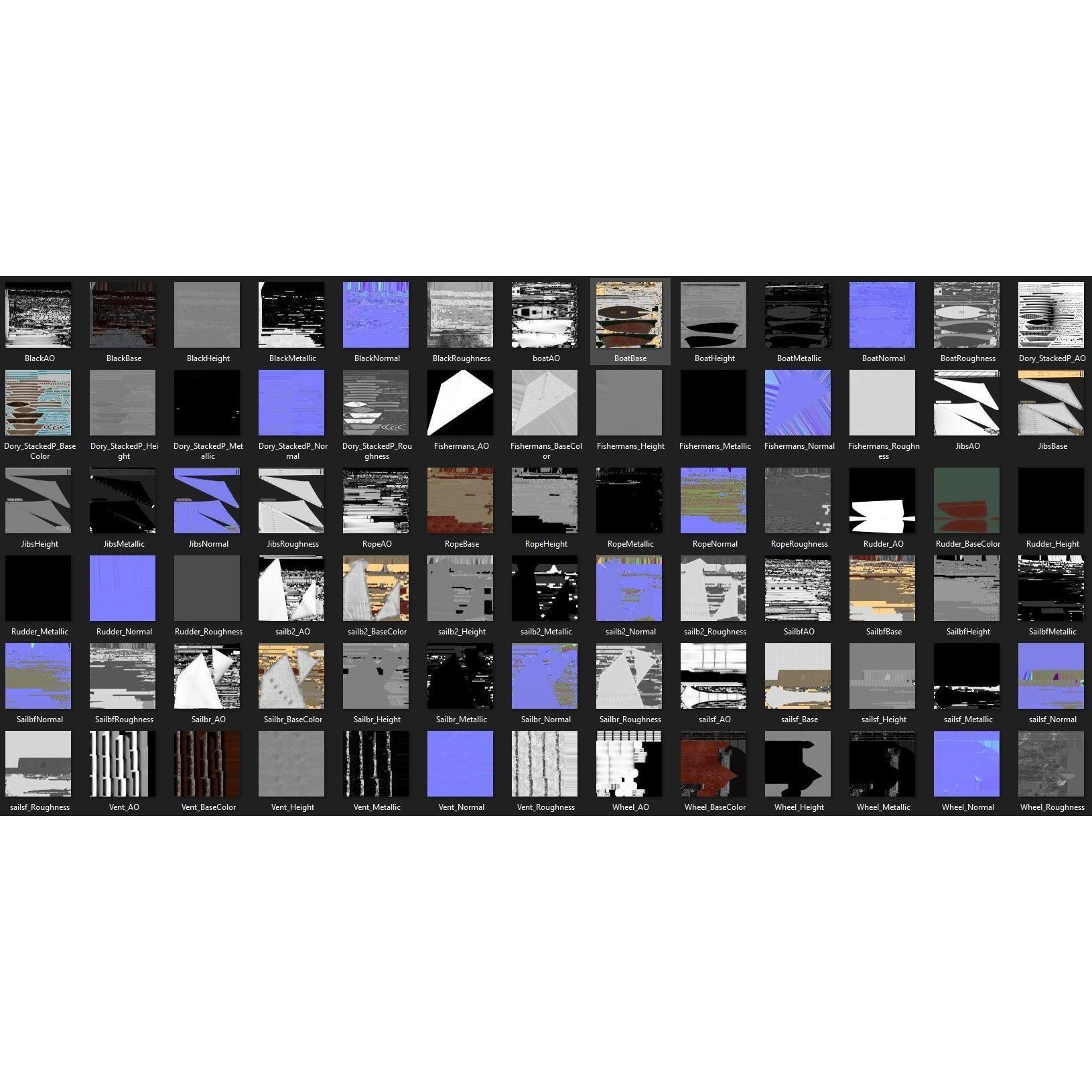 Fishing Schooner Lettie G. Howard - PBR Game-Ready 3D Model