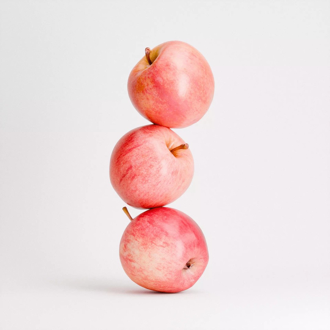 Gala Apples 3D Model – Low Poly PBR Fruit Asset, FBX & OBJ Formats - View 3