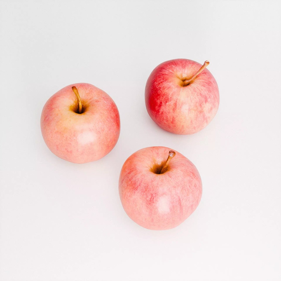 Gala Apples 3D Model – Low Poly PBR Fruit Asset, FBX & OBJ Formats - View 4