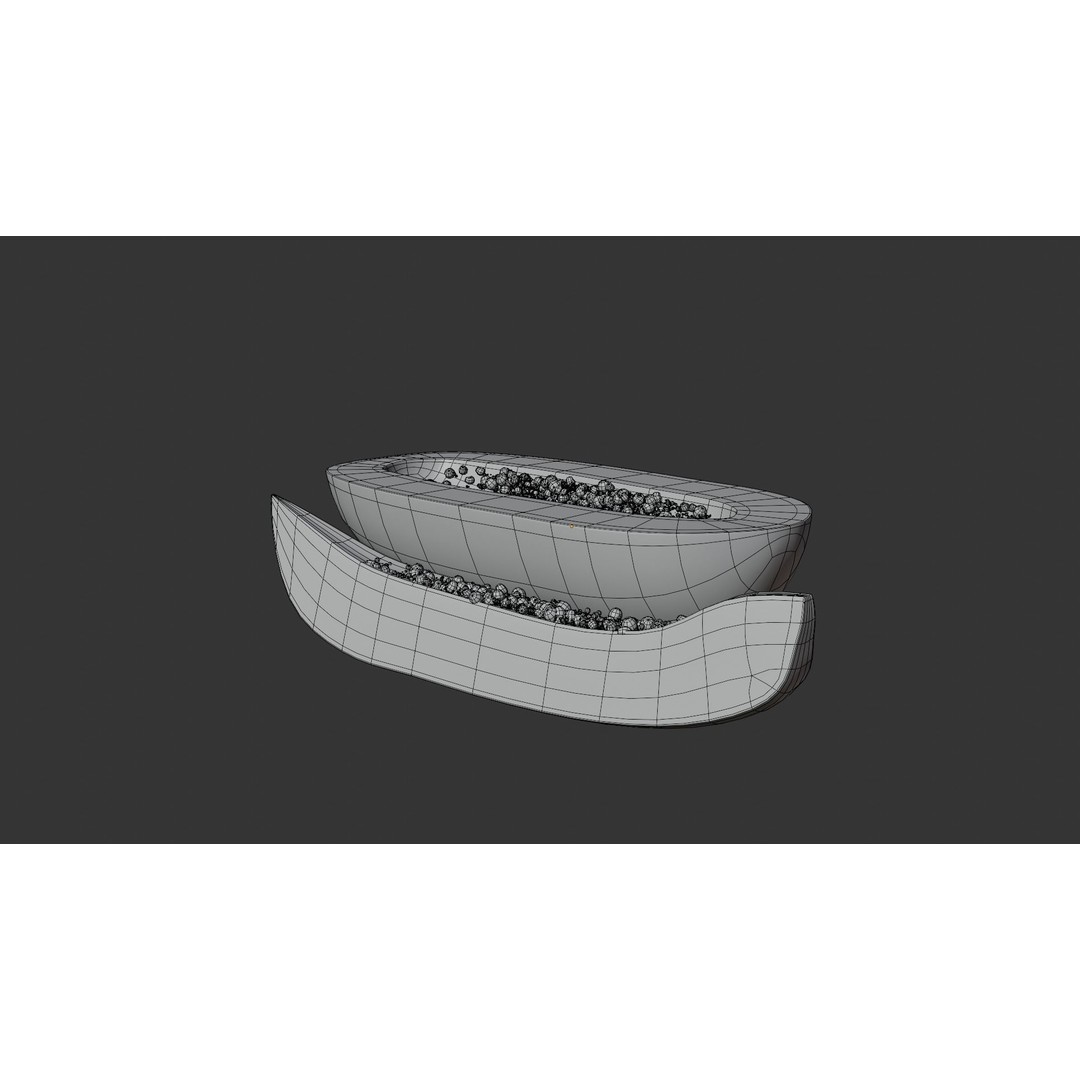 Papaya 3D Model – High Poly PBR Fruit Asset, FBX, OBJ, Blender - View 14