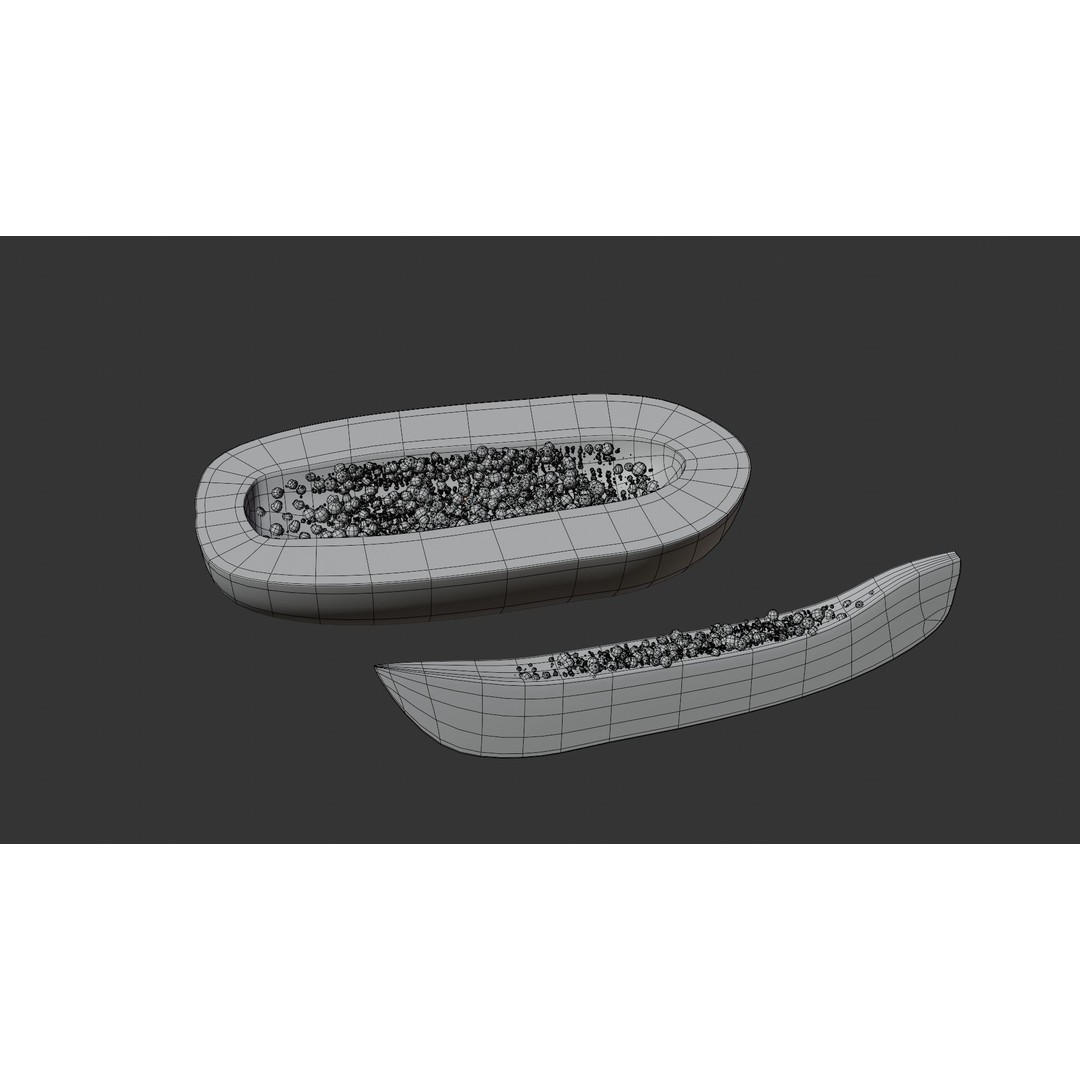 Papaya 3D Model – High Poly PBR Fruit Asset, FBX, OBJ, Blender - View 15