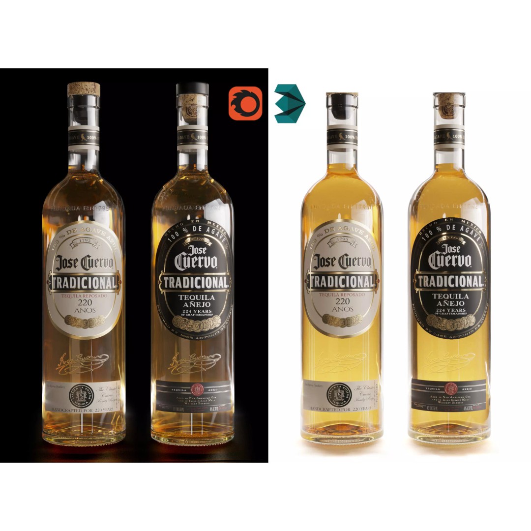 Jose Cuervo 3D Model – Realistic Beverage Asset, PBR, FBX - View 2