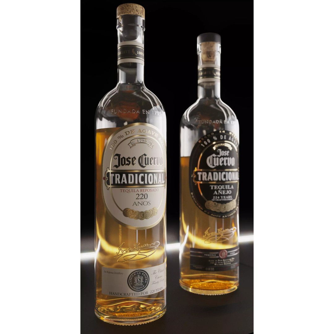 Jose Cuervo 3D Model – Realistic Beverage Asset, PBR, FBX - View 5