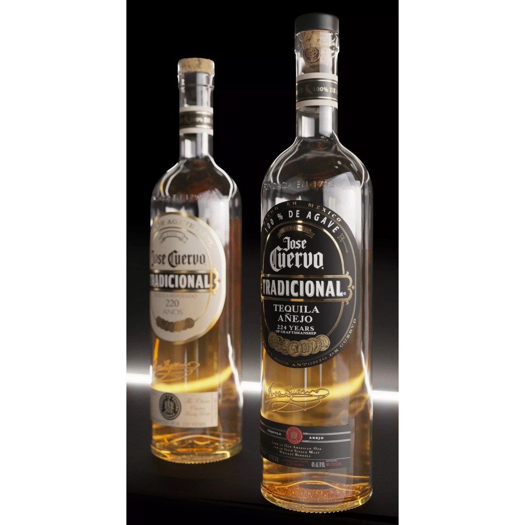 Jose Cuervo 3D Model – Realistic Beverage Asset, PBR, FBX - View 6