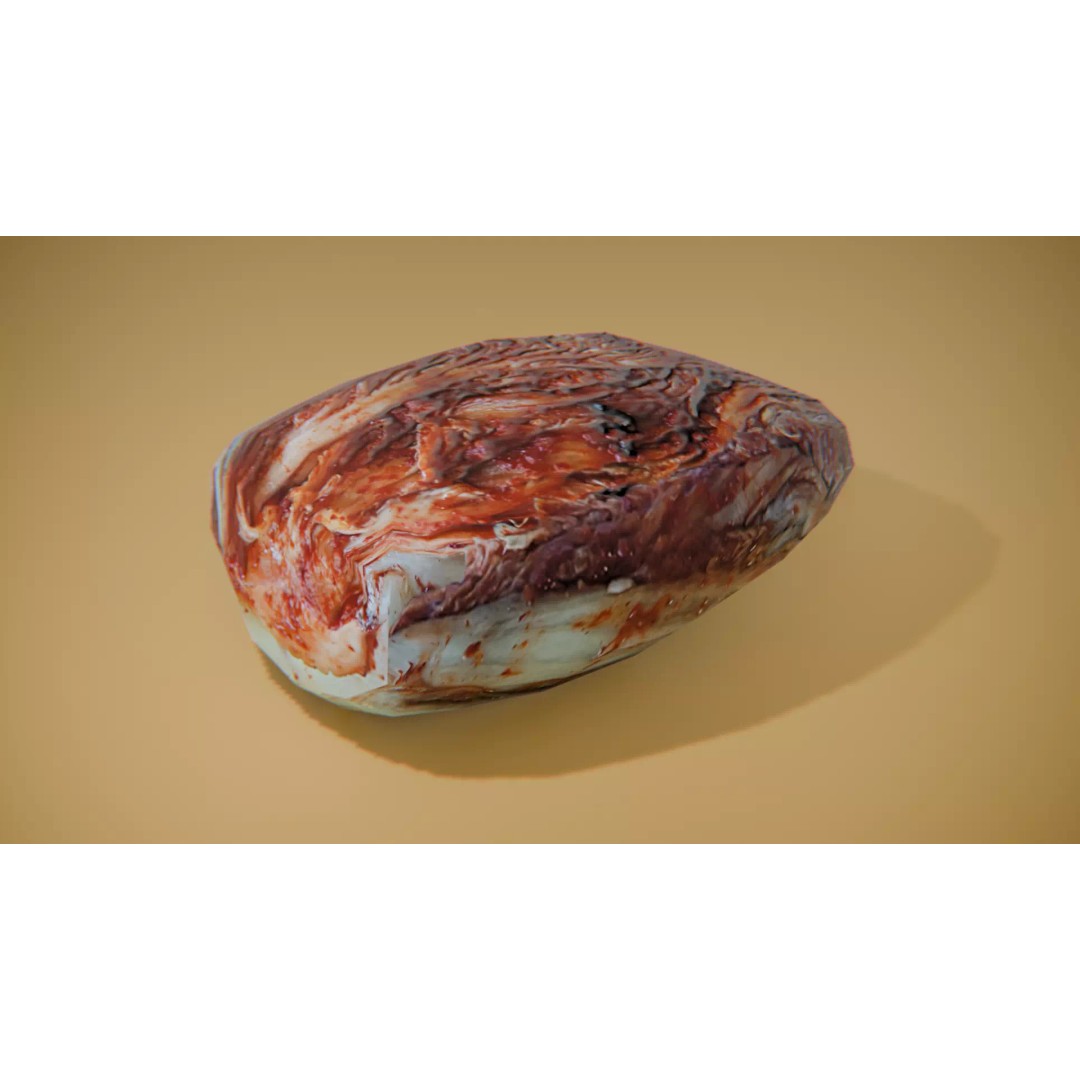 Kimchi 3D Model – Low Poly Game Ready Asset, FBX - View 4
