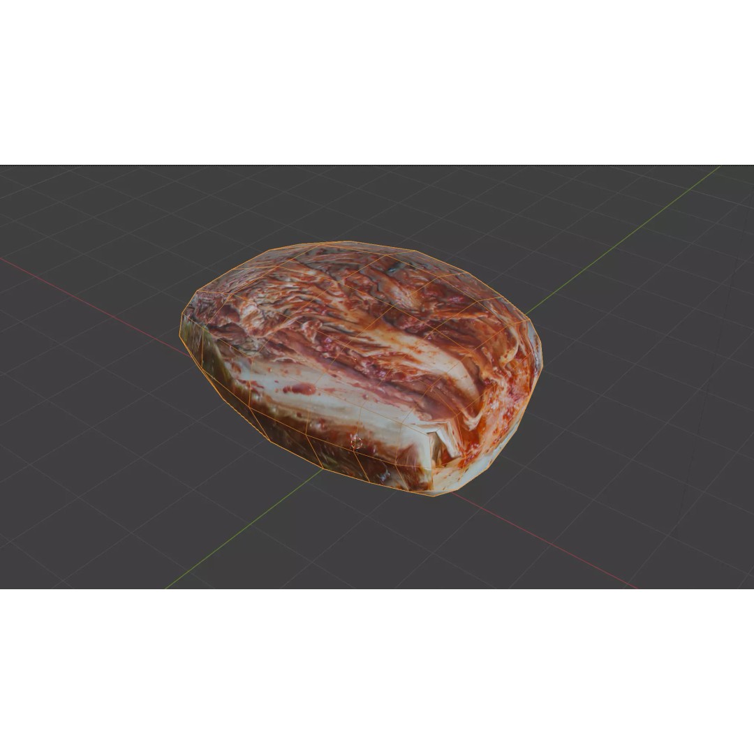 Kimchi 3D Model – Low Poly Game Ready Asset, FBX - View 9