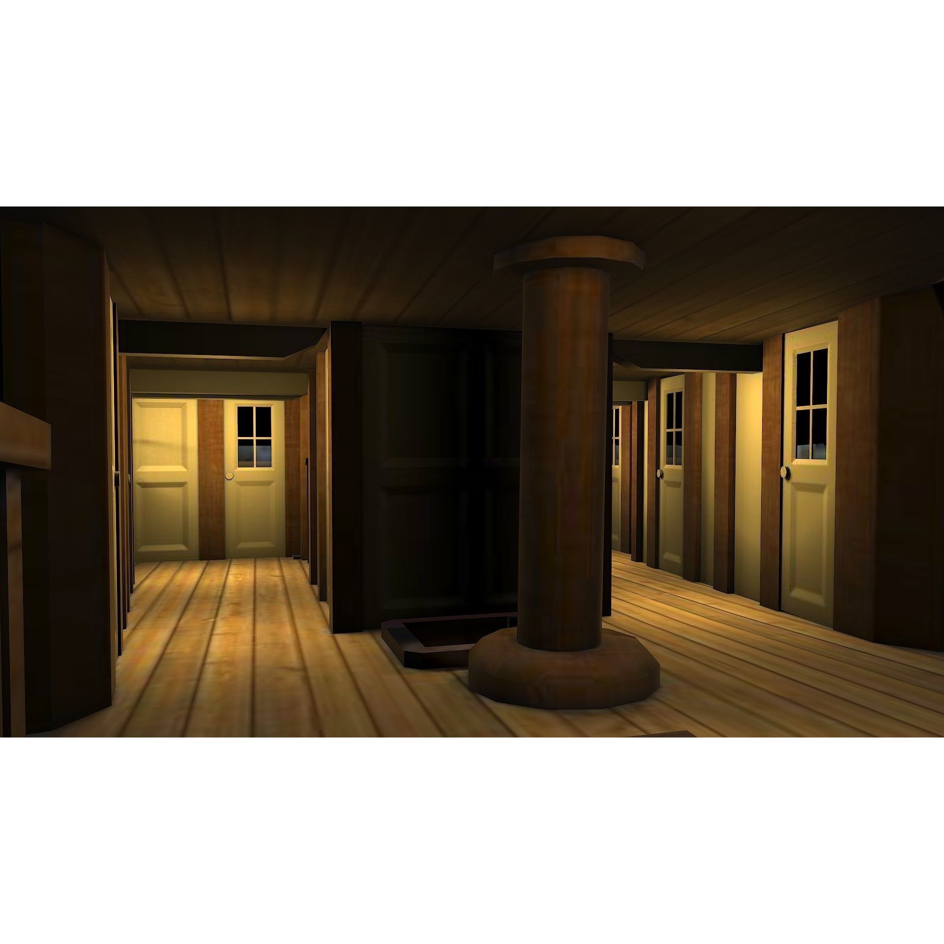 38 Gun Frigate Laurore - Low-Poly Game-Ready 3D Model - View 22