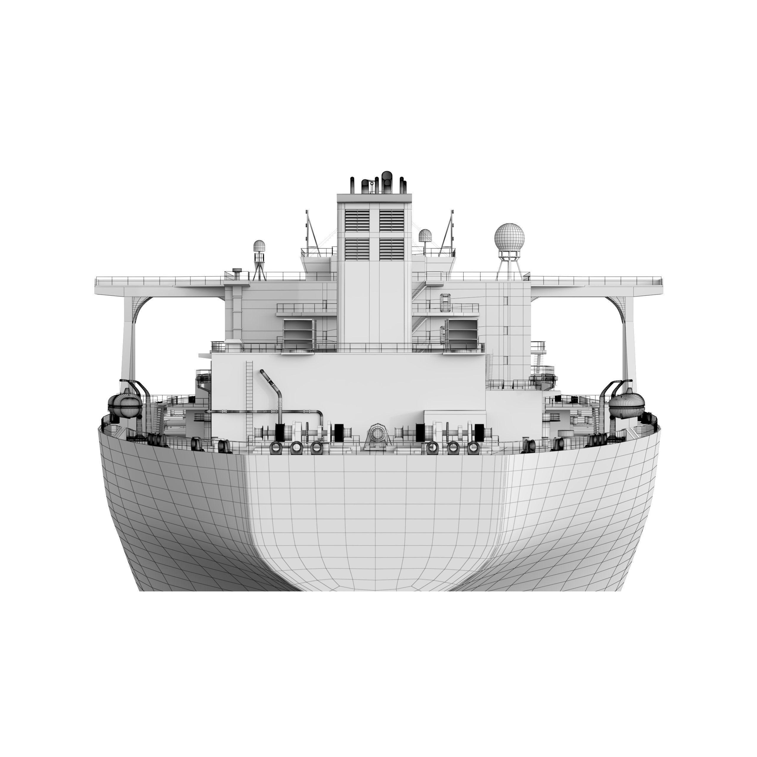 Oil Tanker - PBR Game-Ready 3D Model