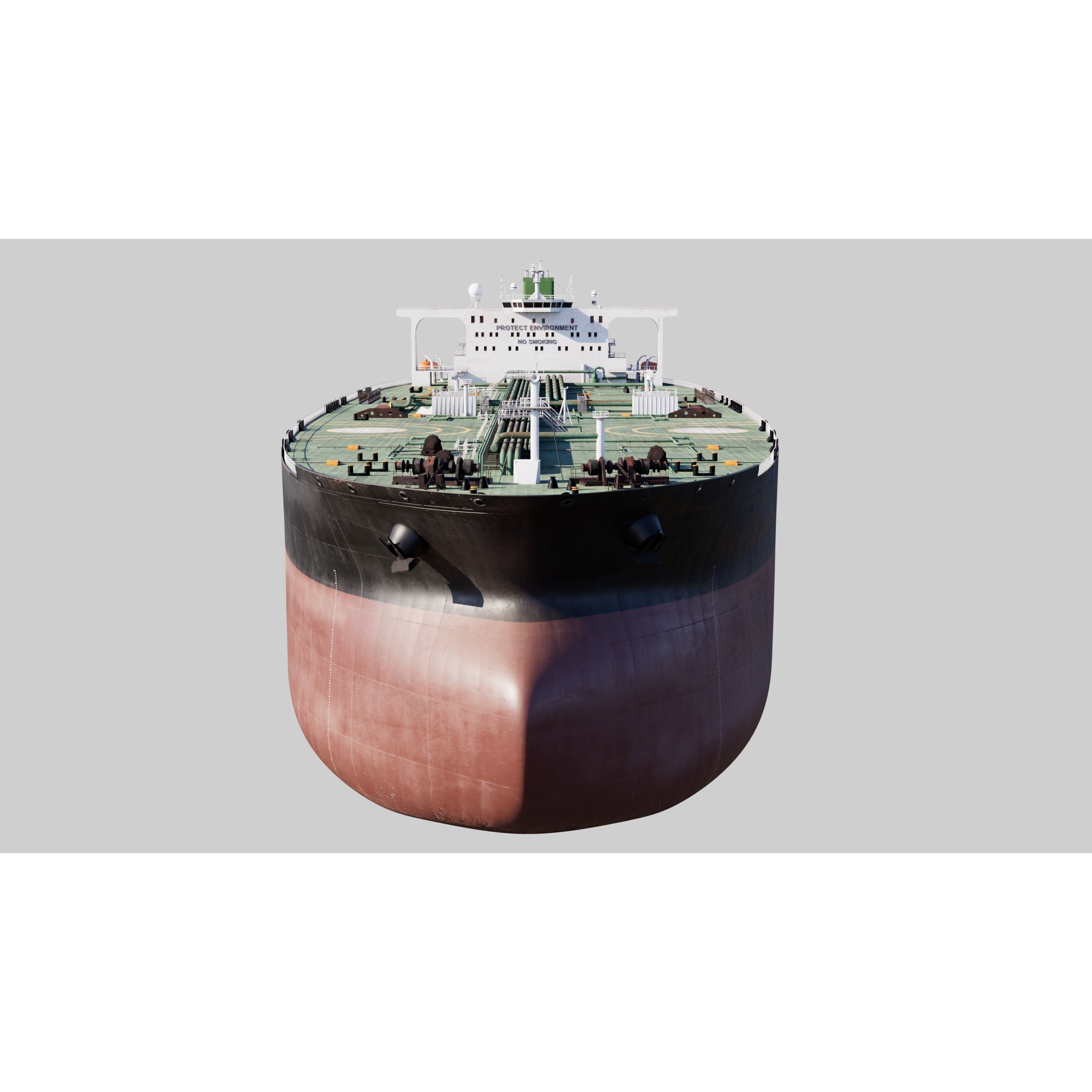 Oil Tanker - PBR Game-Ready 3D Model - View 11