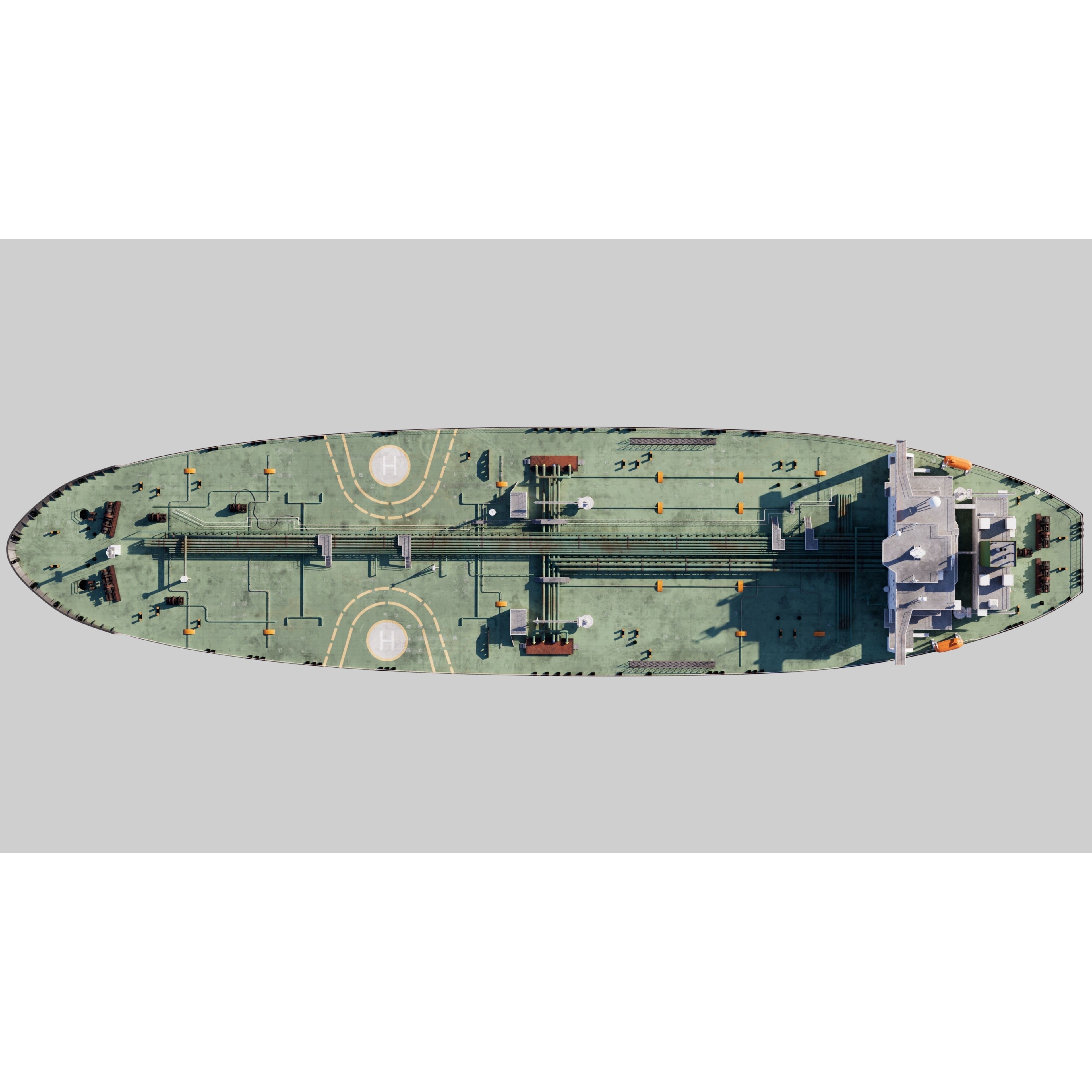 Oil Tanker - PBR Game-Ready 3D Model - View 17