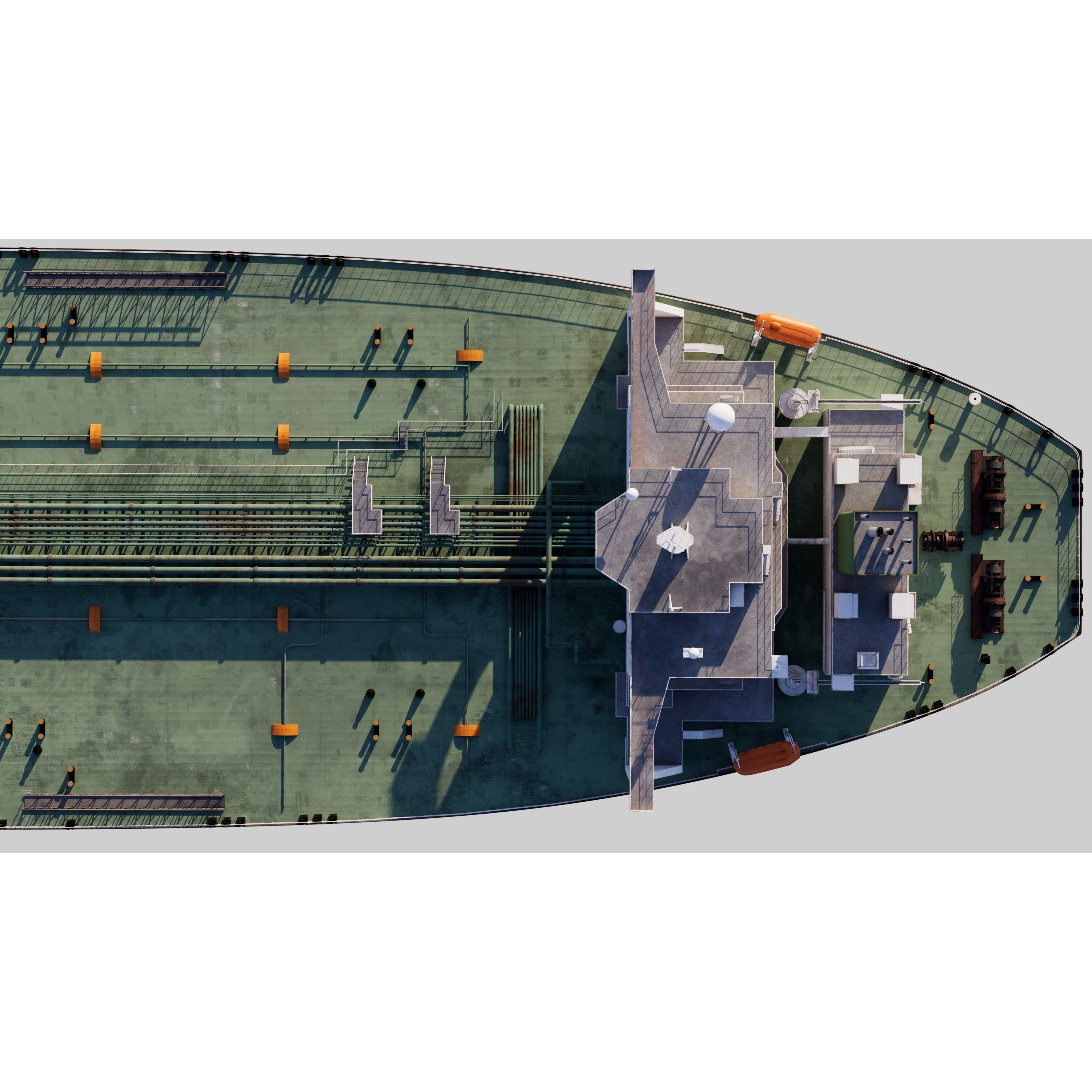 Oil Tanker - PBR Game-Ready 3D Model - View 18