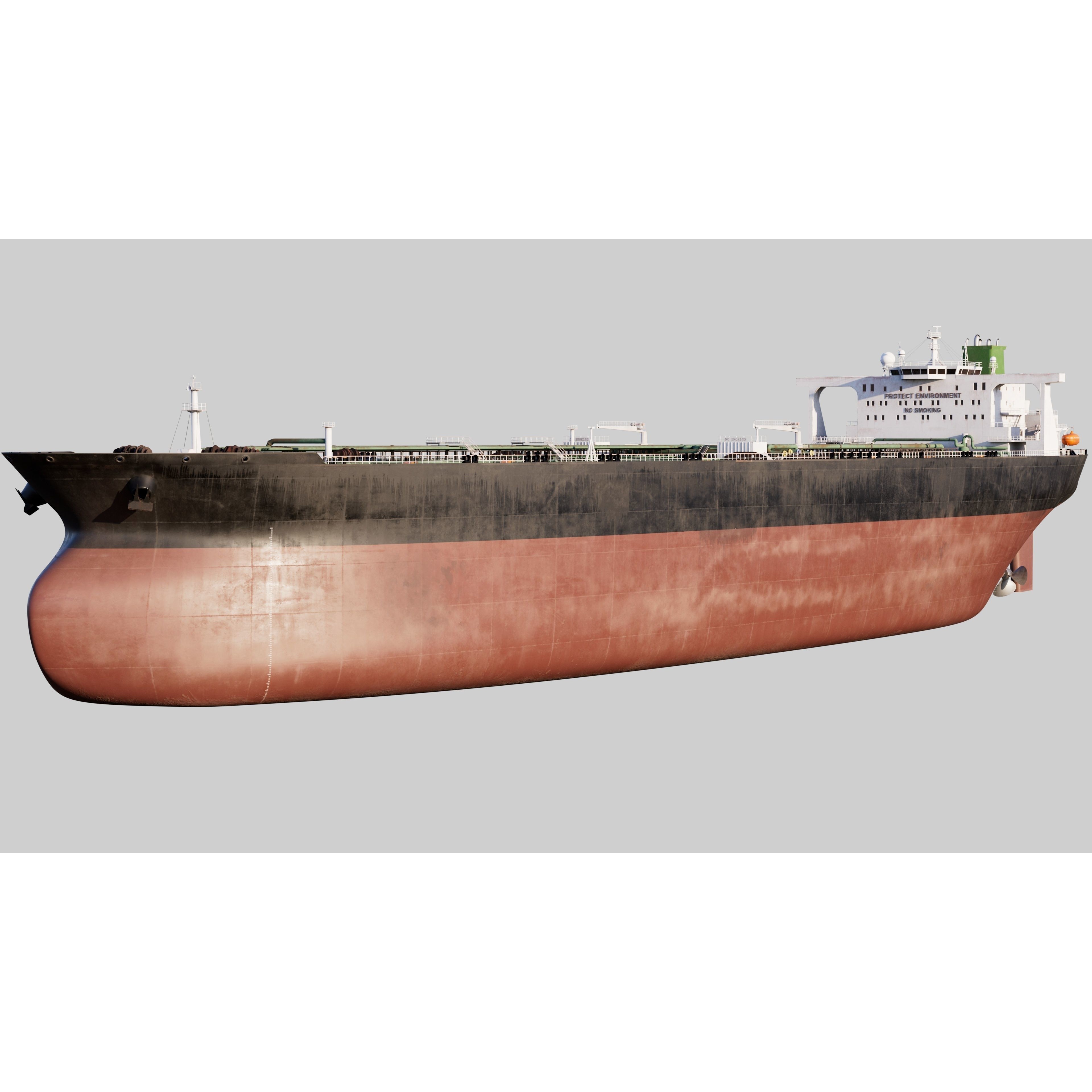 Oil Tanker - PBR Game-Ready 3D Model - View 22