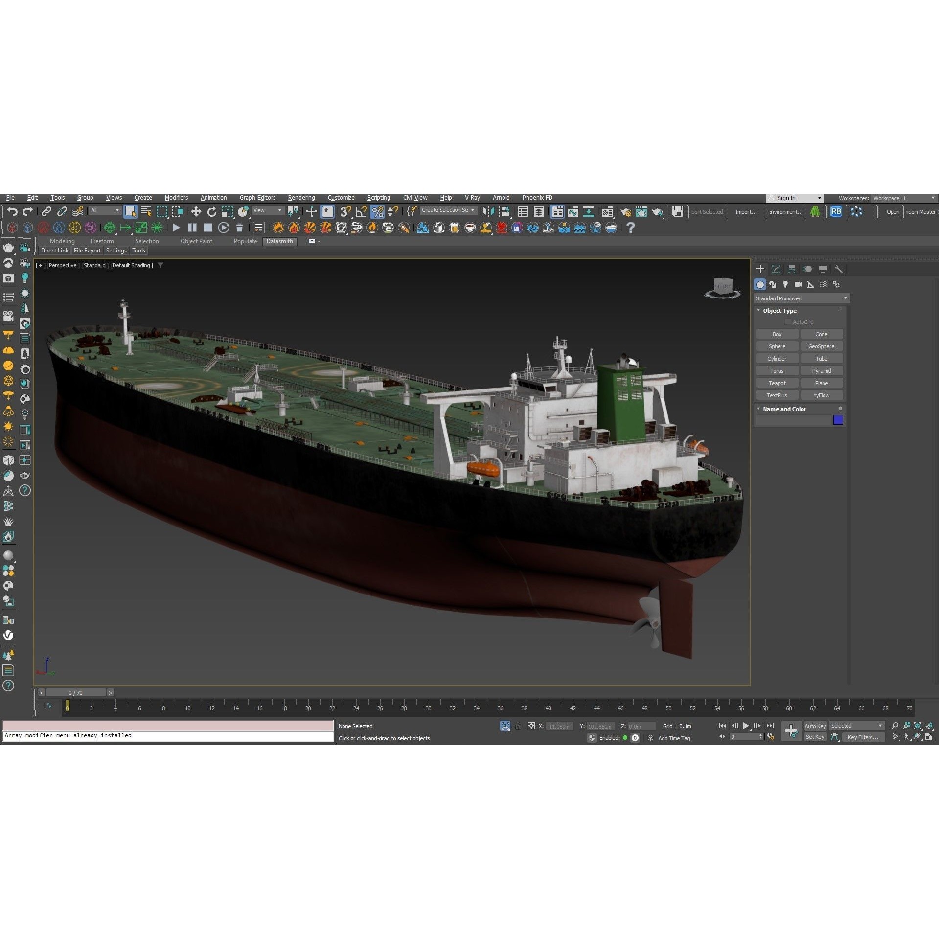 Oil Tanker - PBR Game-Ready 3D Model - View 27