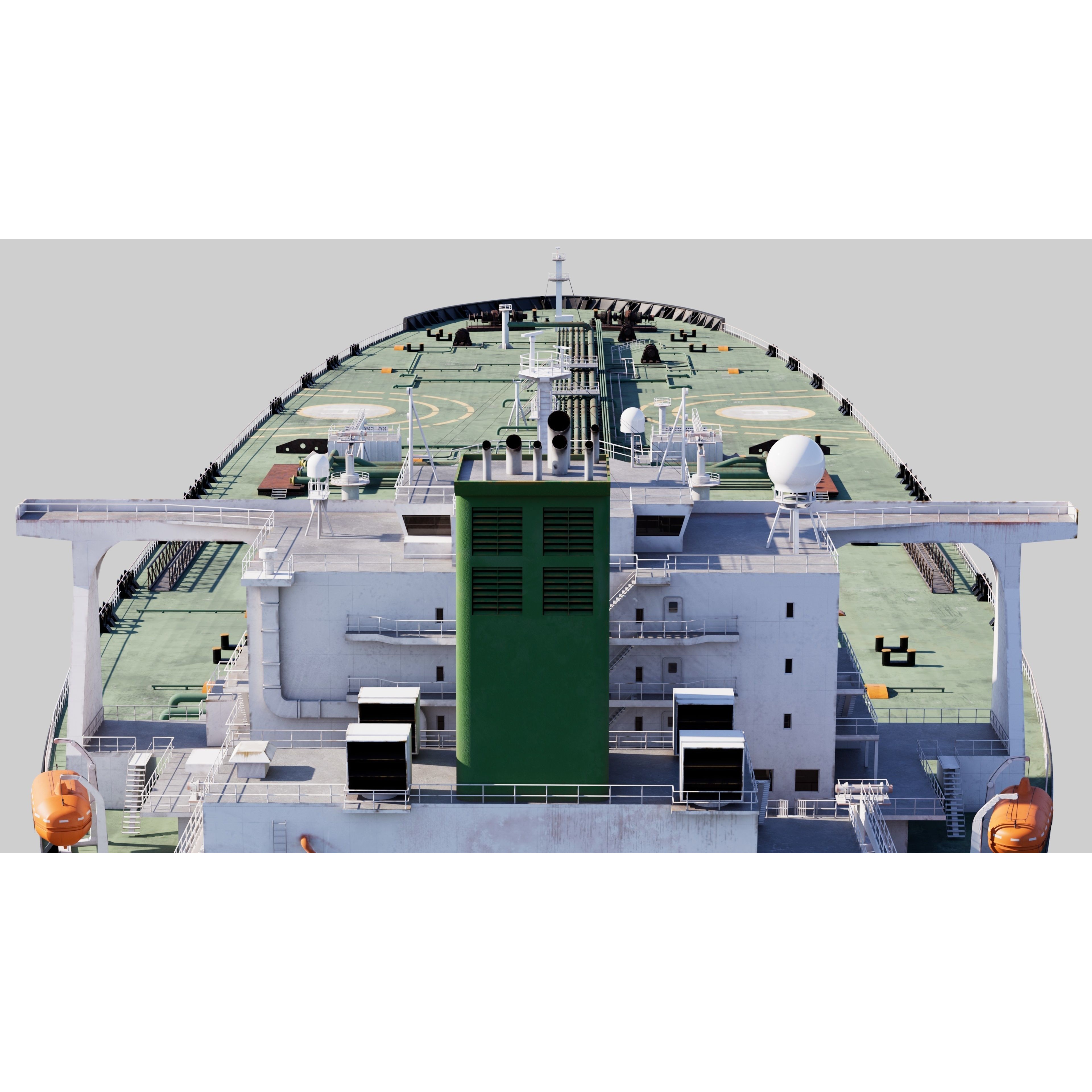 Oil Tanker - PBR Game-Ready 3D Model - View 4