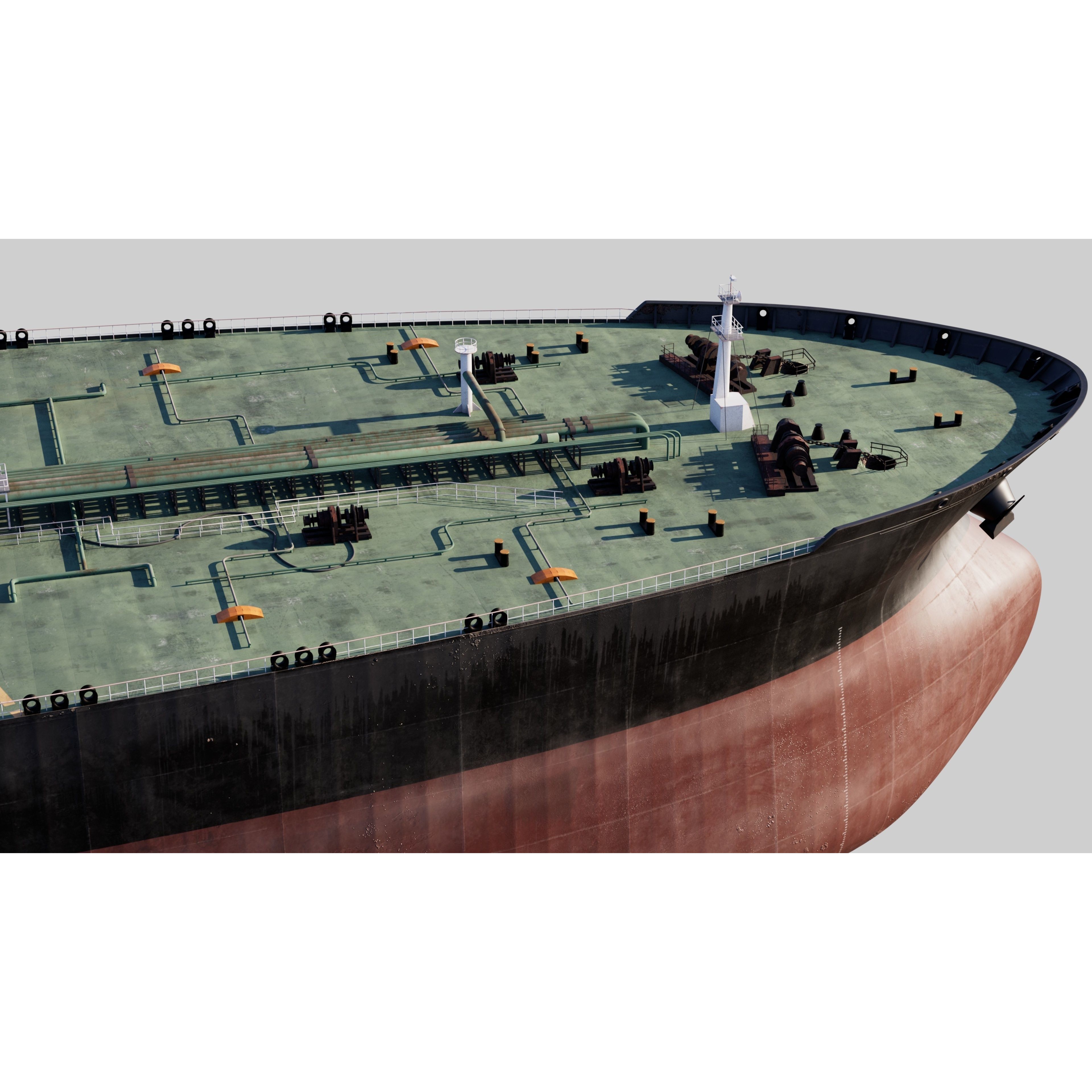 Oil Tanker - PBR Game-Ready 3D Model - View 6