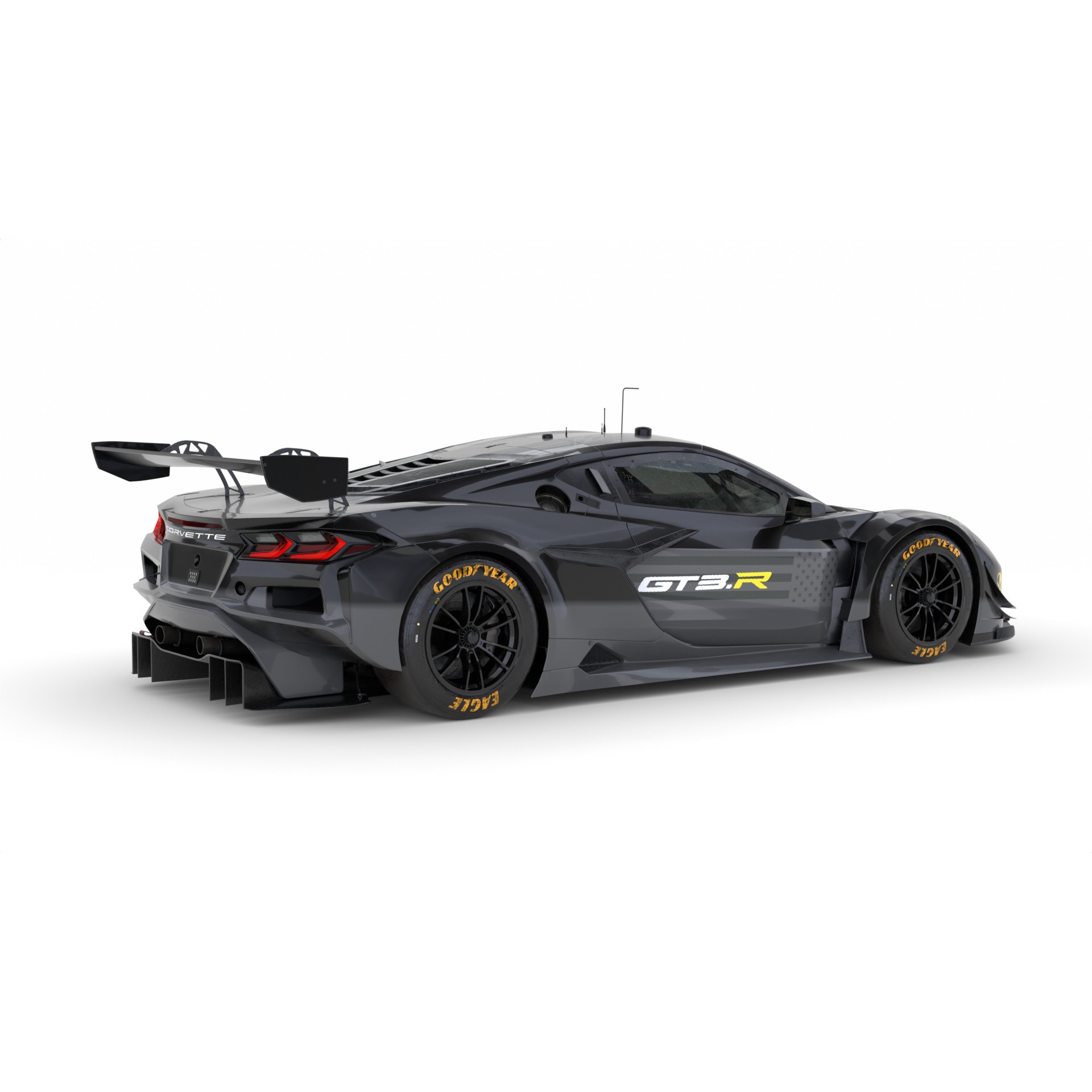 Corvette Z06 GT3.R 2024 - Game-Ready 3D Model - View 10