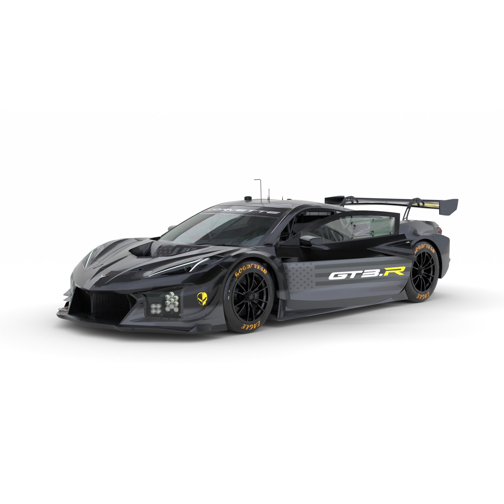 Corvette Z06 GT3.R 2024 - Game-Ready 3D Model - View 11