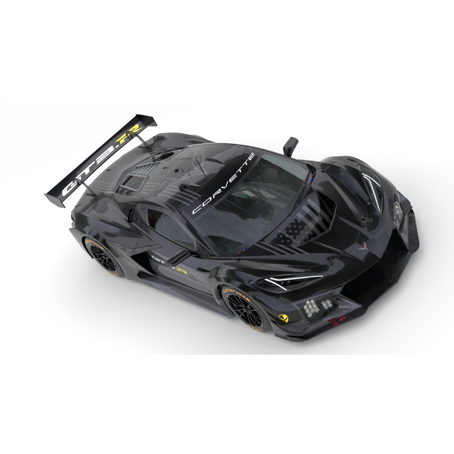 Corvette Z06 GT3.R 2024 - Game-Ready 3D Model - View 14
