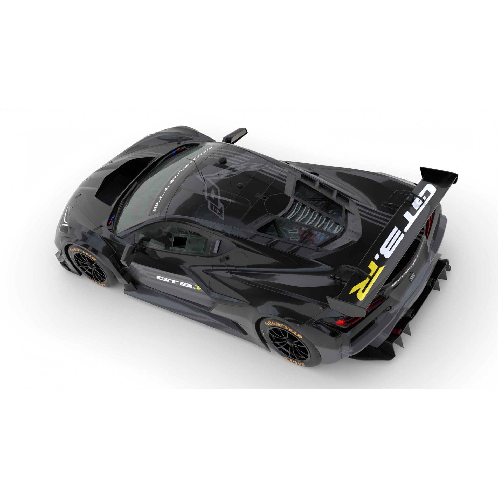 Corvette Z06 GT3.R 2024 - Game-Ready 3D Model - View 16