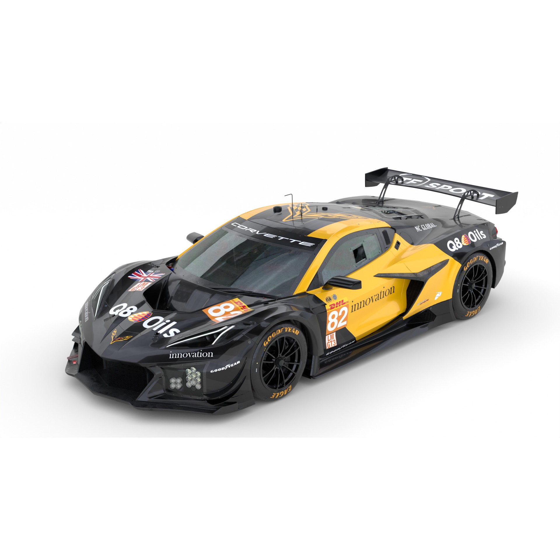 Corvette Z06 GT3.R 2024 - Game-Ready 3D Model - View 4