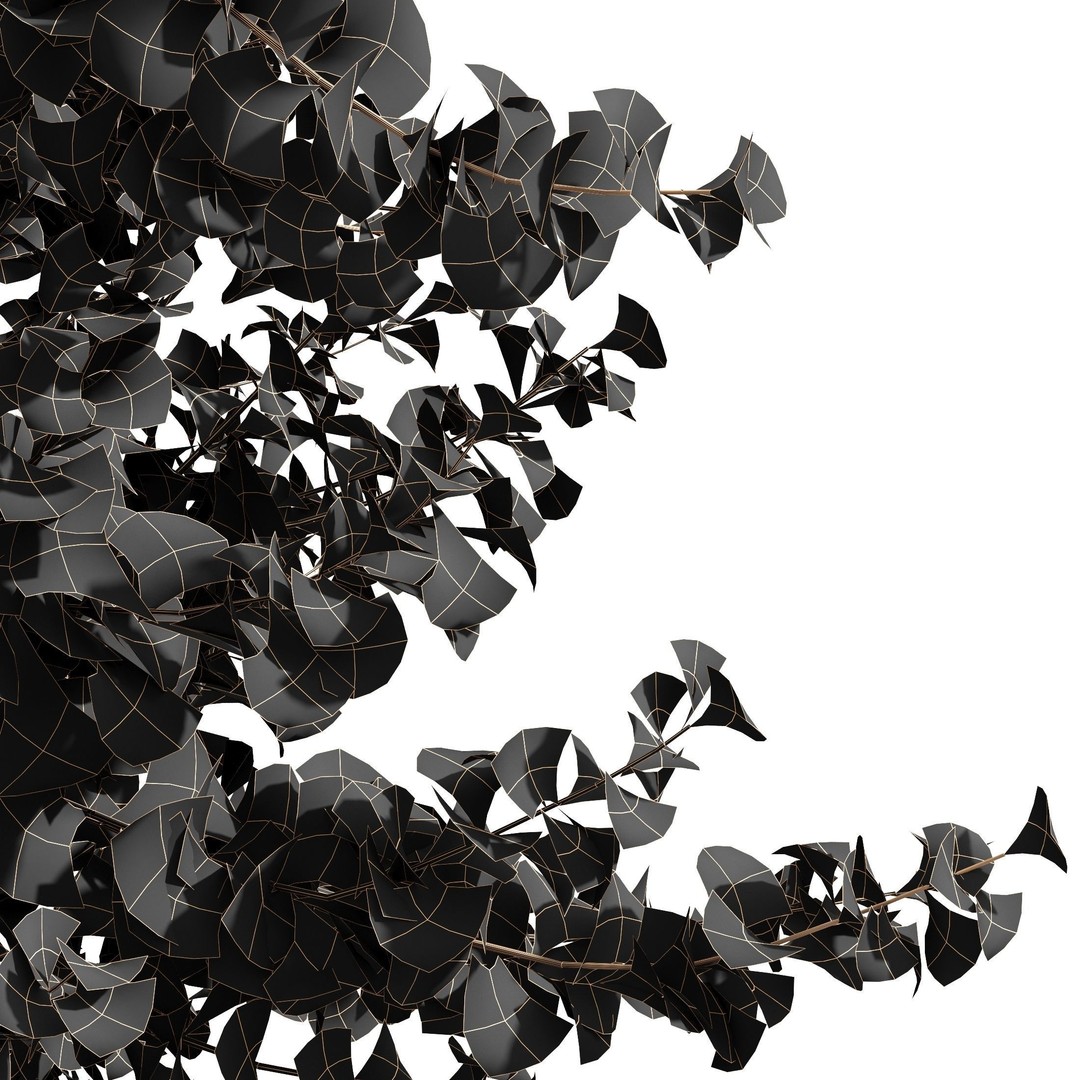 Maidenhair Ginkgo Biloba & Mediterranean Cypress 3D Model – Spring Trees, PBR, FBX, OBJ