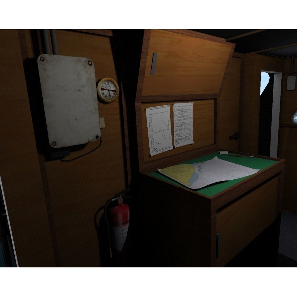 Trawler Sea Lady - Low-Poly Game-Ready 3D Model