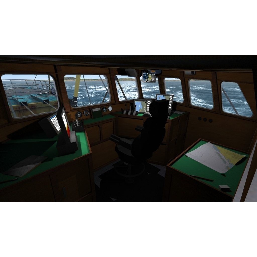 Trawler Sea Lady - Low-Poly Game-Ready 3D Model - View 16