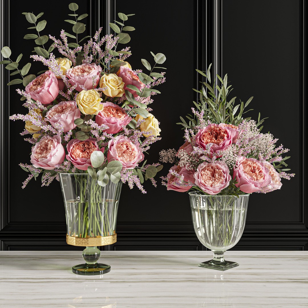 Caspian Rose 3D Model – High Poly Floral Asset, FBX, OBJ - View 5