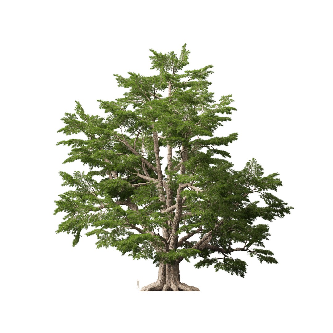 Cedrus Libani 3D Model – Low Poly Game Asset, FBX, Blender - View 12