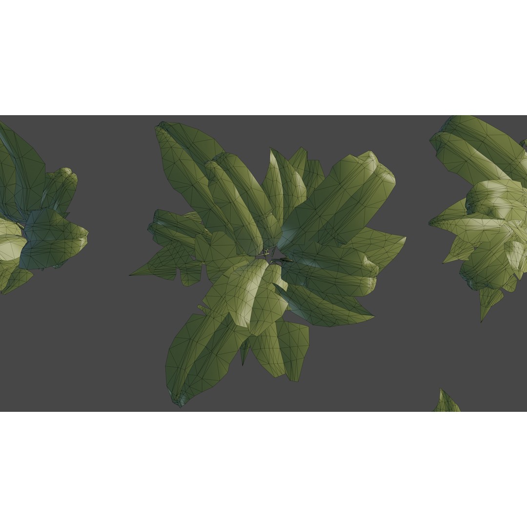Fern 3D Model – Low Poly Game Asset, PBR Textures, FBX, OBJ - View 14