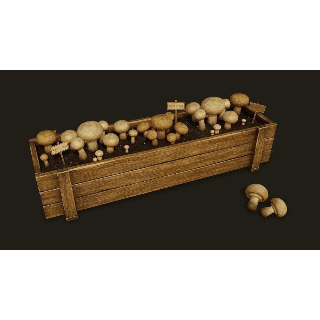 Growing Farm Plants Pack 3D Model – Low Poly Game Asset, FBX, Unity, Unreal - View 18