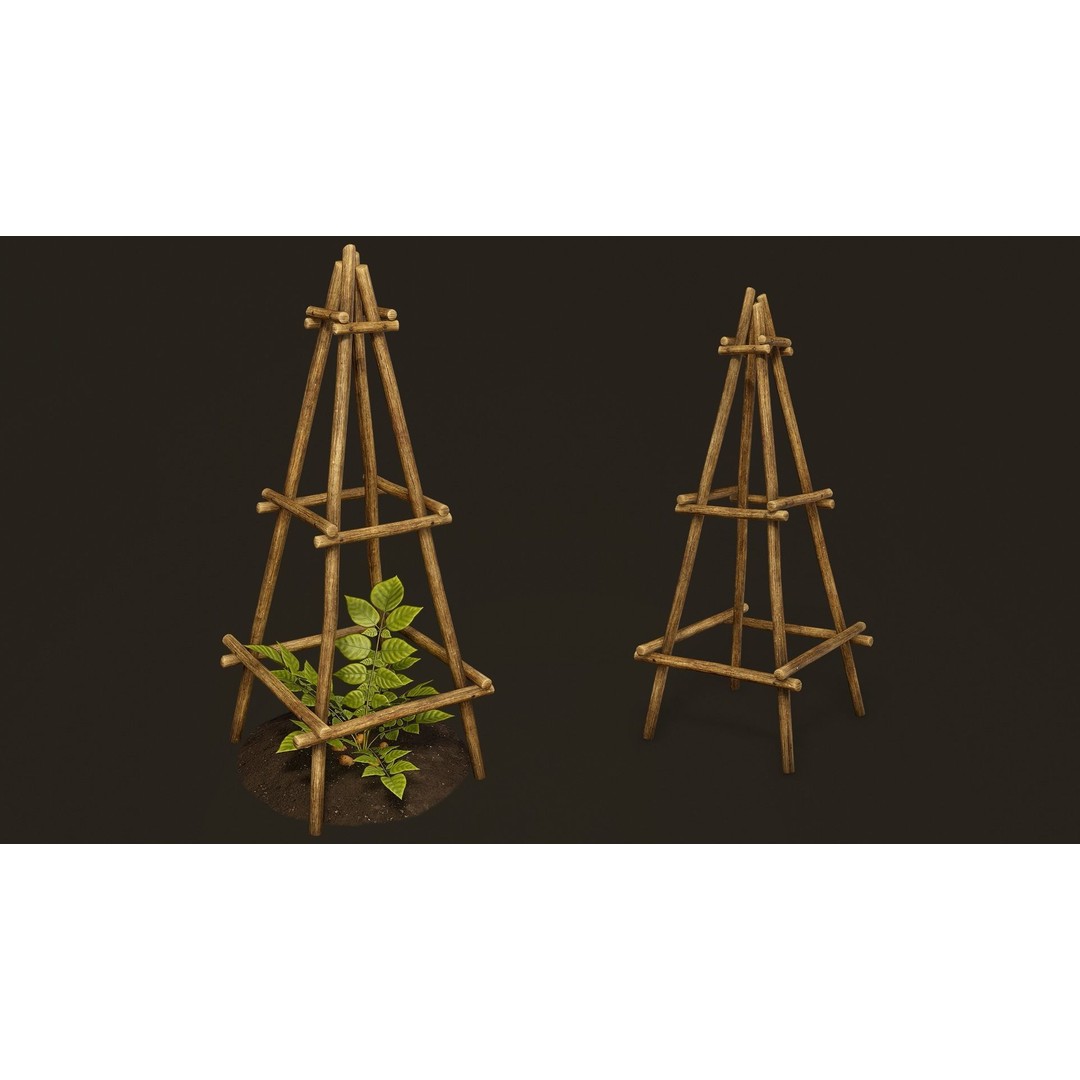 Growing Farm Plants Pack 3D Model – Low Poly Game Asset, FBX, Unity, Unreal - View 21