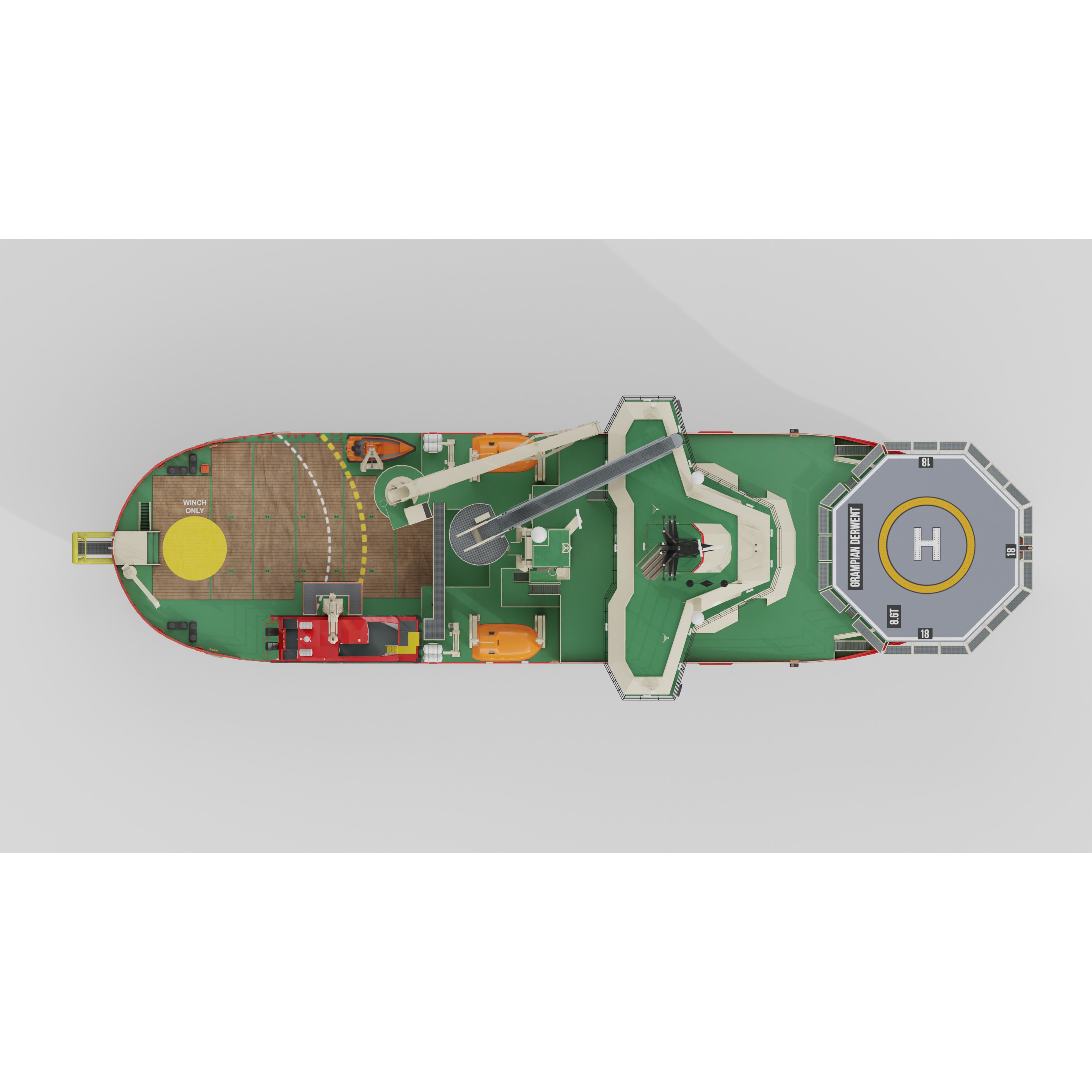 Grampian Derwent SOV - Game-Ready 3D Model - View 6